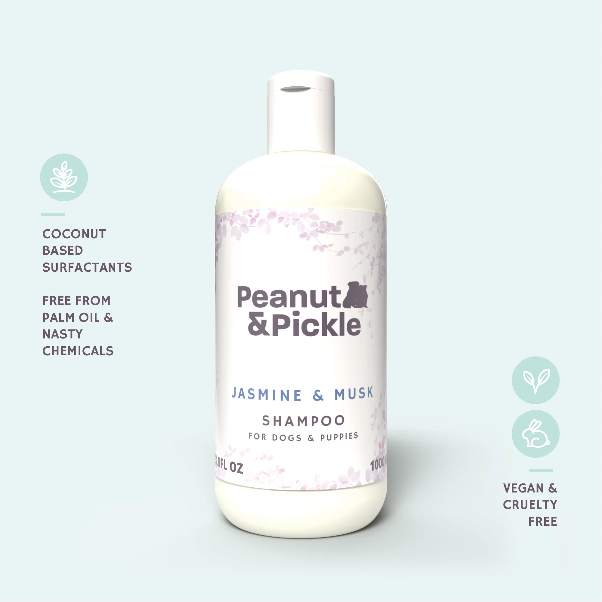 Jasmine & Musk | Dog & Puppy Deodorising Shampoo - Image 4