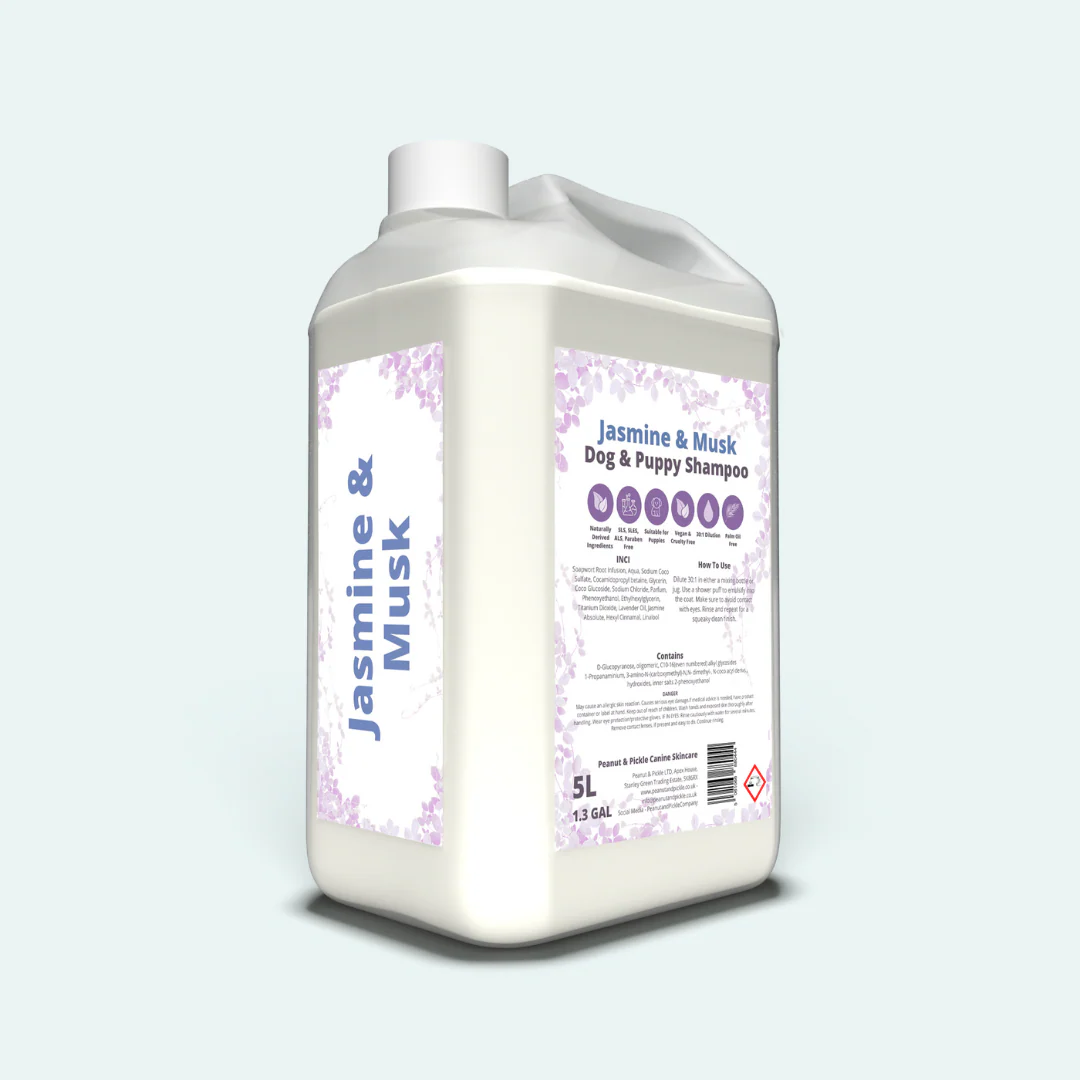Jasmine & Musk | Dog & Puppy Deodorising Shampoo - Image 5